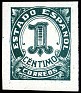 Spain 1940 Numbers 1 CTO Green Edifil 914